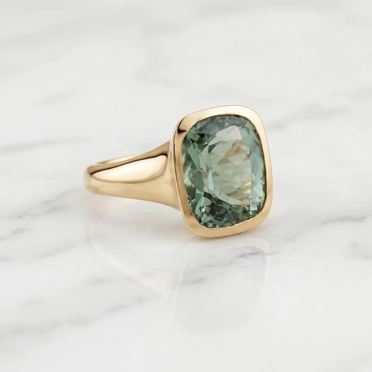 Ring · Turmalin · 585 Gelbgold