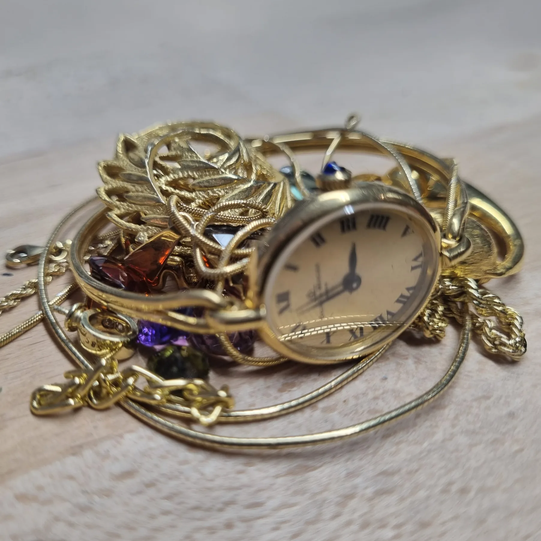 Alter Schmuck – Vorher